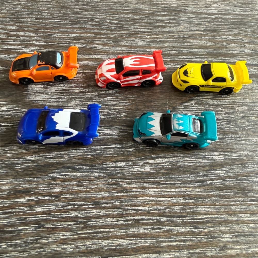 Playmates Speedeez‎ Roller Ball Mini Cars 2004 Lot 5pc Racing Toy Collectibles